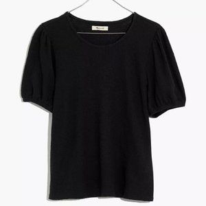 MADEWELL Superlight Jacquard Puff-Sleeve Tee (XS)